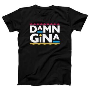 Damn Gina 90S Retro Sitcom Classic Comedy Tv Show Meme Graphic T-Shirt